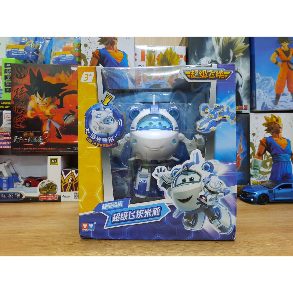 Super wings đội bay siêu đẳng có đèn nháy và âm thanh mô hinh robot biến hình cỡ lớn máy bay Astra siêu cấp