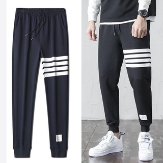 Quần jogger thể thao , quần thom kẻ viên ngang phong cách
