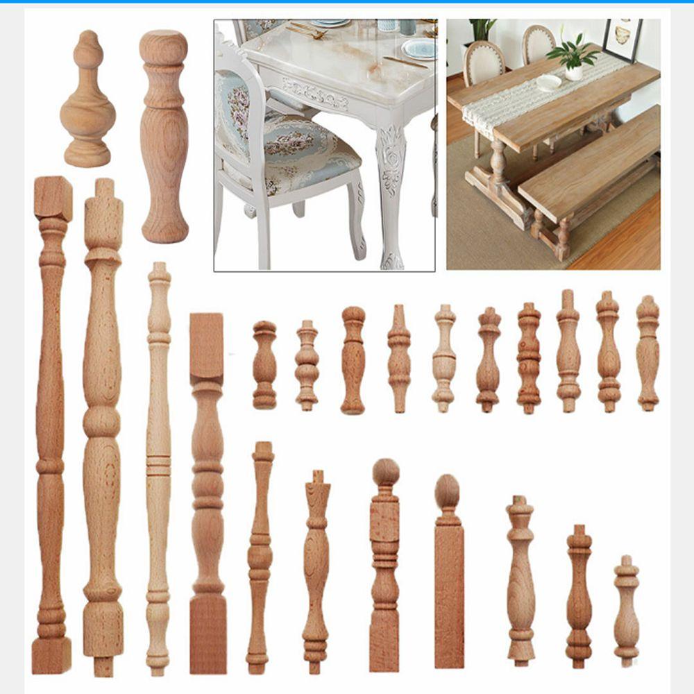 Chân Ghế Gỗ Chạm Khắc Thủ Công Phong Cách Vintage