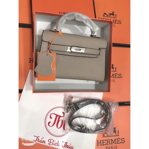 Túi HM sz 19cm fun box tag bạc