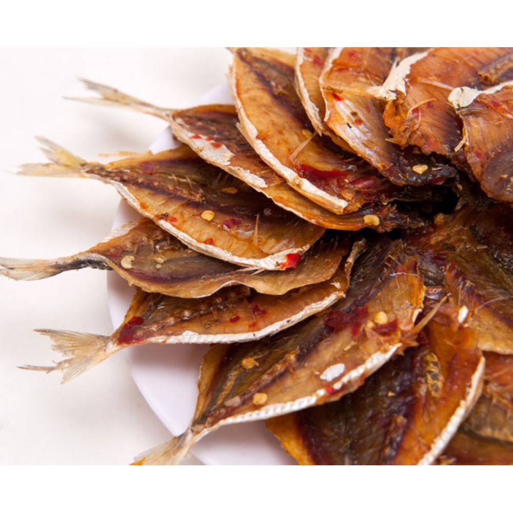 [ Deal Sốc Tặng 1 Cơm Cháy ] Khô Cá Chỉ Vàng Tẩm Vị Hũ 300gr Siêu Ngon Ăn Là Mê Ngay - Ăn Vặt 86 | BigBuy360 - bigbuy360.vn