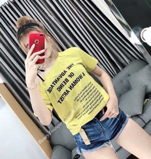 Áo thun lệch vai
