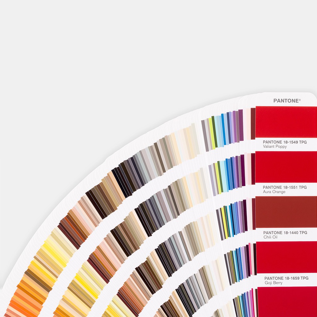 (CHÍNH HÃNG) Bảng màu Pantone TPG Color Guide FHIP110A - 2 thanh xòe quạt - 2625 màu - Phiên bản năm 2021