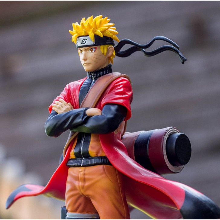 Mô hình Naruto hiền nhân thuật kèm 2 vợ chồng cóc tiên