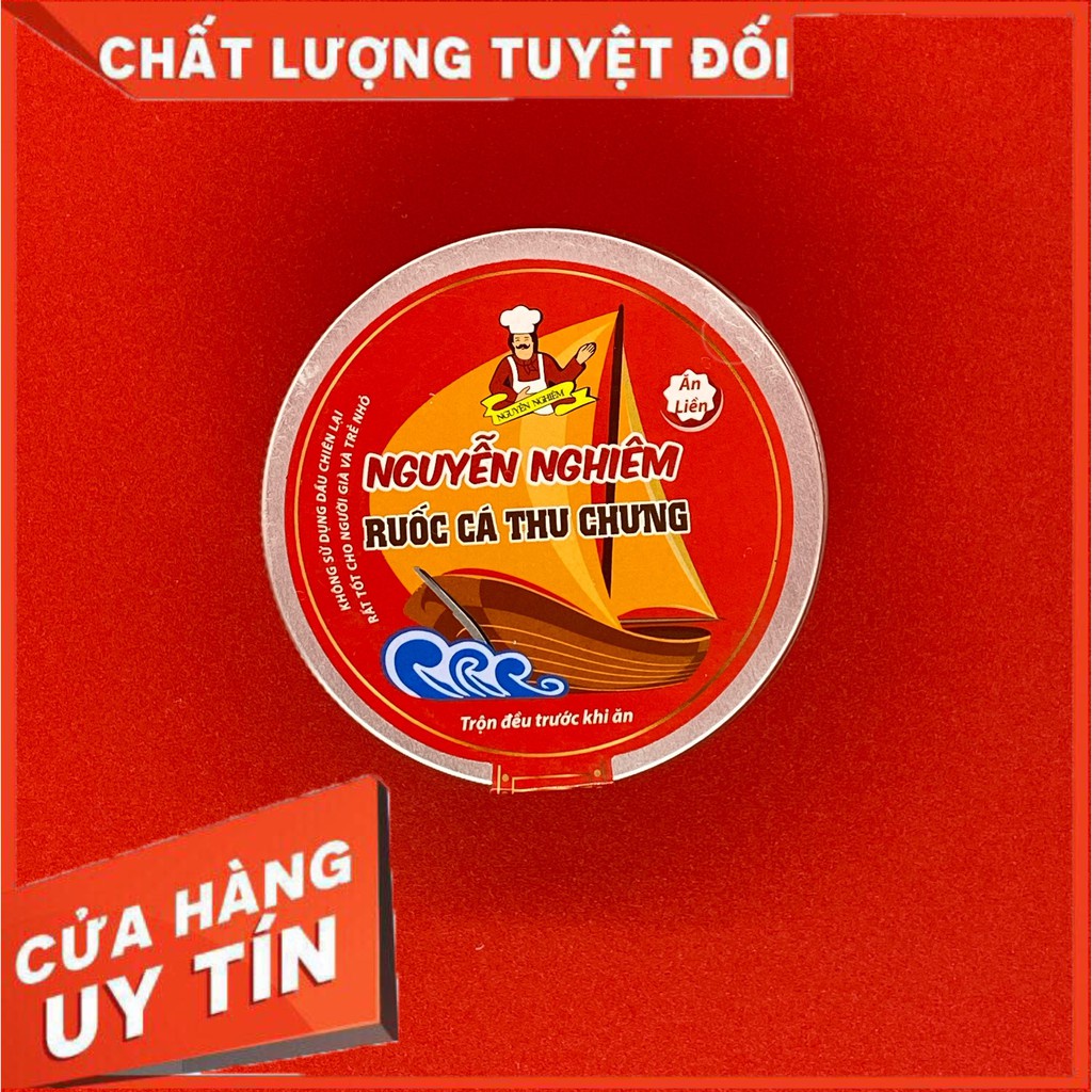 Ruốc cá thu chưng ăn liền hộp 180g thương hiệu Nguyễn Nghiêm | BigBuy360 - bigbuy360.vn