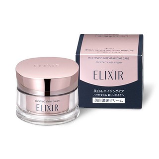 Kem dưỡng da làm trắng chống lão hóa Shiseido Elixir Enriched Clear Cream 45g - Nhật Bản