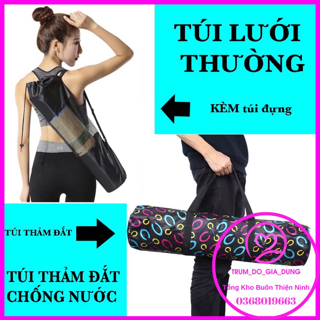 THẢM TẬP YOGA TPE CAO CẤP 2 LỚP 6MM