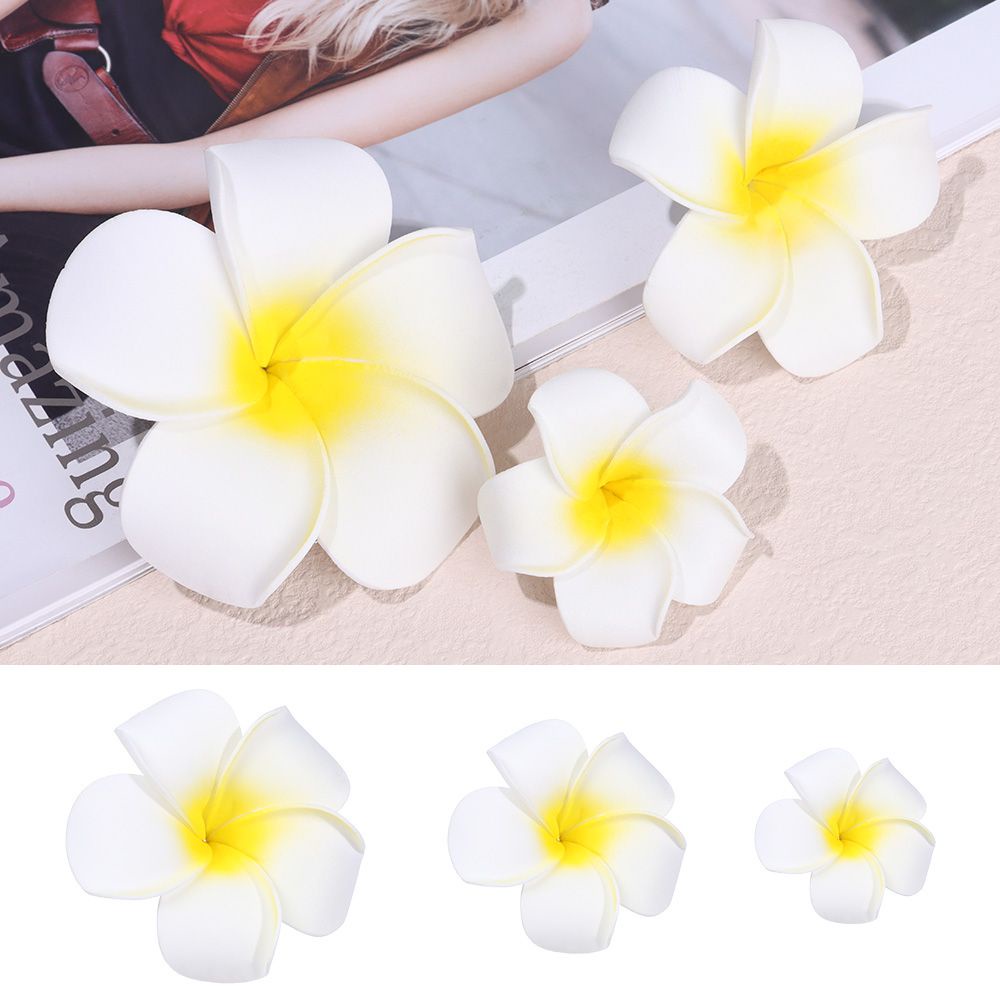 Kẹp tóc hình hoa sứ màu trắng thời trang cho nữ