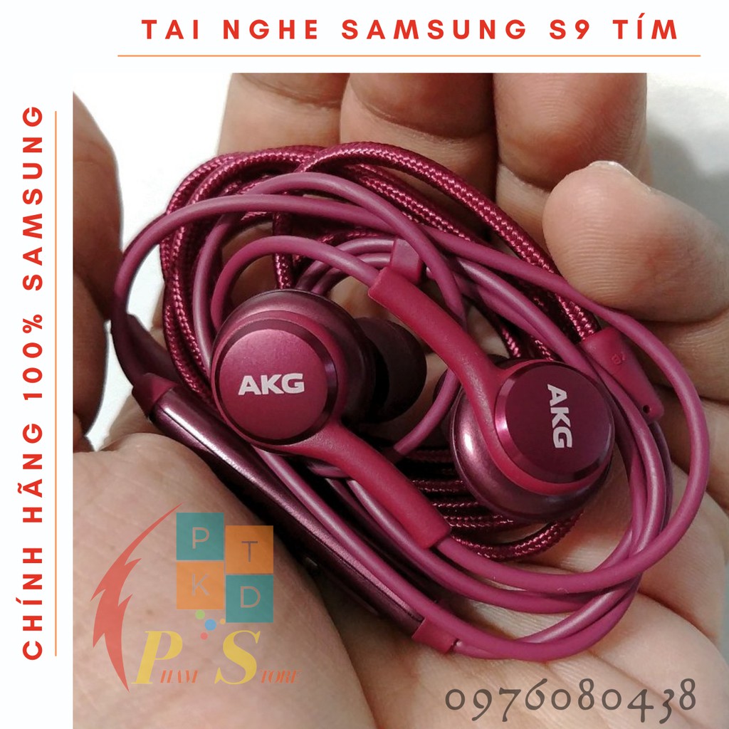 Tai Nghe Samsung AKG S9 Chính Hãng Màu Tím Cho Điện Thoại Samsung, Sony, Oppo, Xiaomi..