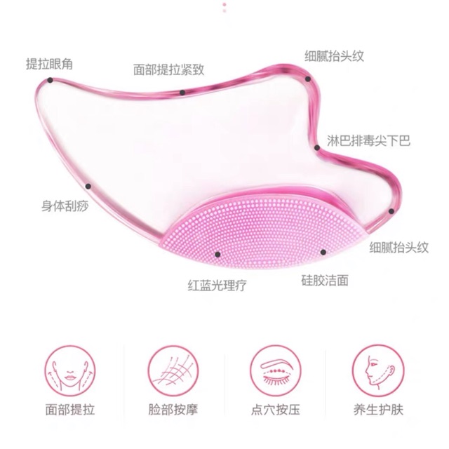 Thanh lăn massa công dụng: có phần rửa mặt, tẩy tế bào chết và massage. | BigBuy360 - bigbuy360.vn