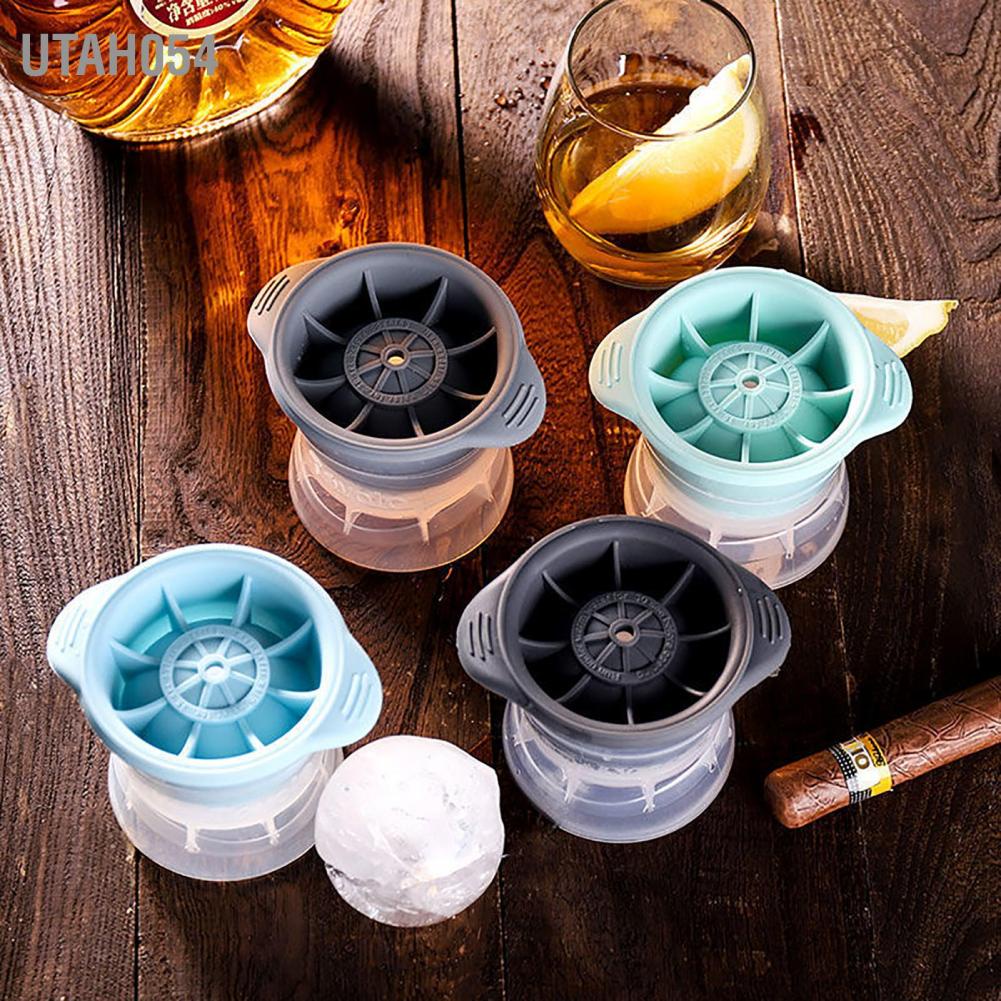 Khuôn silicone làm đá viên hình cầu 3D dành cho pha whisky tại quầy bar