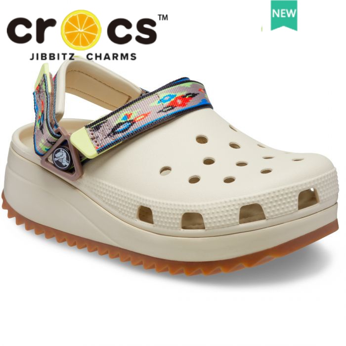 Crocs Cổ Điển Hiker Ikat Clog bone color#208052