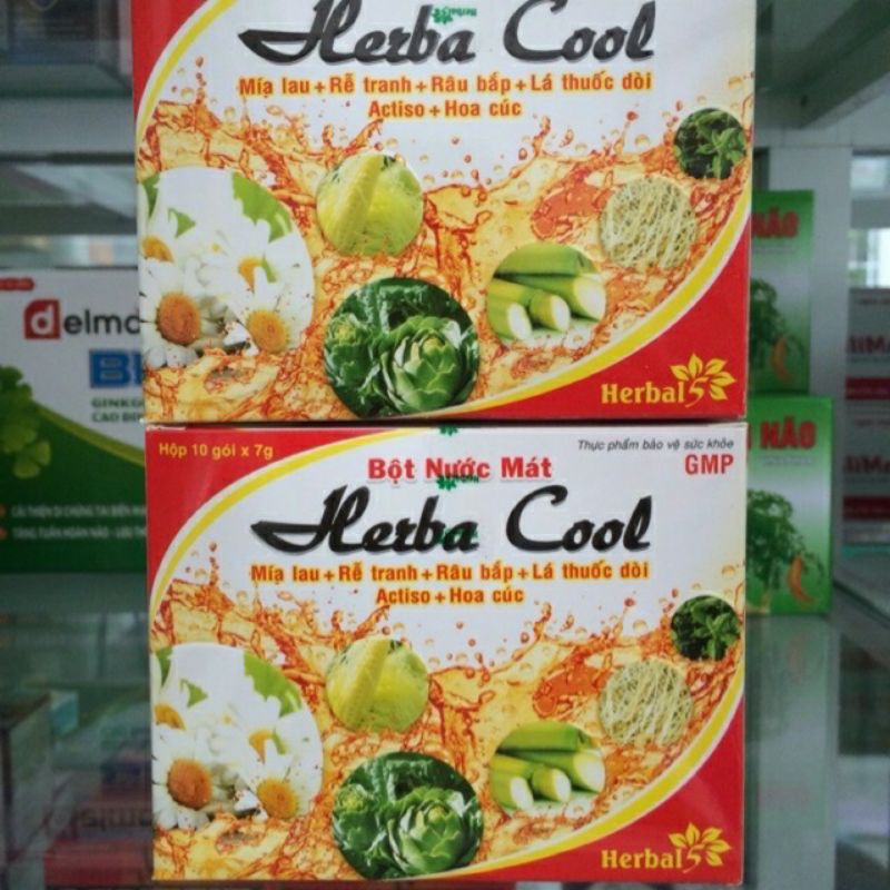 Bột Nước Mát Herba Cool ⚡ CAM KẾT CHẤT LƯỢNG ⚡  Giải nhiệt-làm mát cơ thể