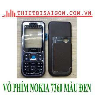 VỎ PHÍM NOKIA 7360 MÀU ĐEN