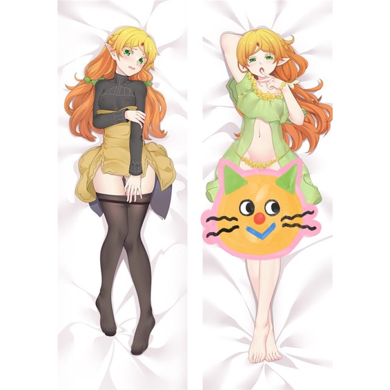 Vỏ Gối In Hoạt Hình isekai Meikyu de harem wo Dakim Sakura waifu Ôm Dáng Thời Trang