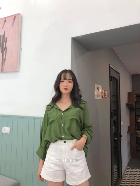 Áo Sơ Mi 2 Túi Form Rộng Oversize | BigBuy360 - bigbuy360.vn