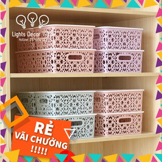 [HLSP13] Rổ đựng đồ LightsDecor🌟✨[Siêu Sale] [Có sẵn] 🌟✨Rổ nhỏ đựng đồ cá nhân, gia đình