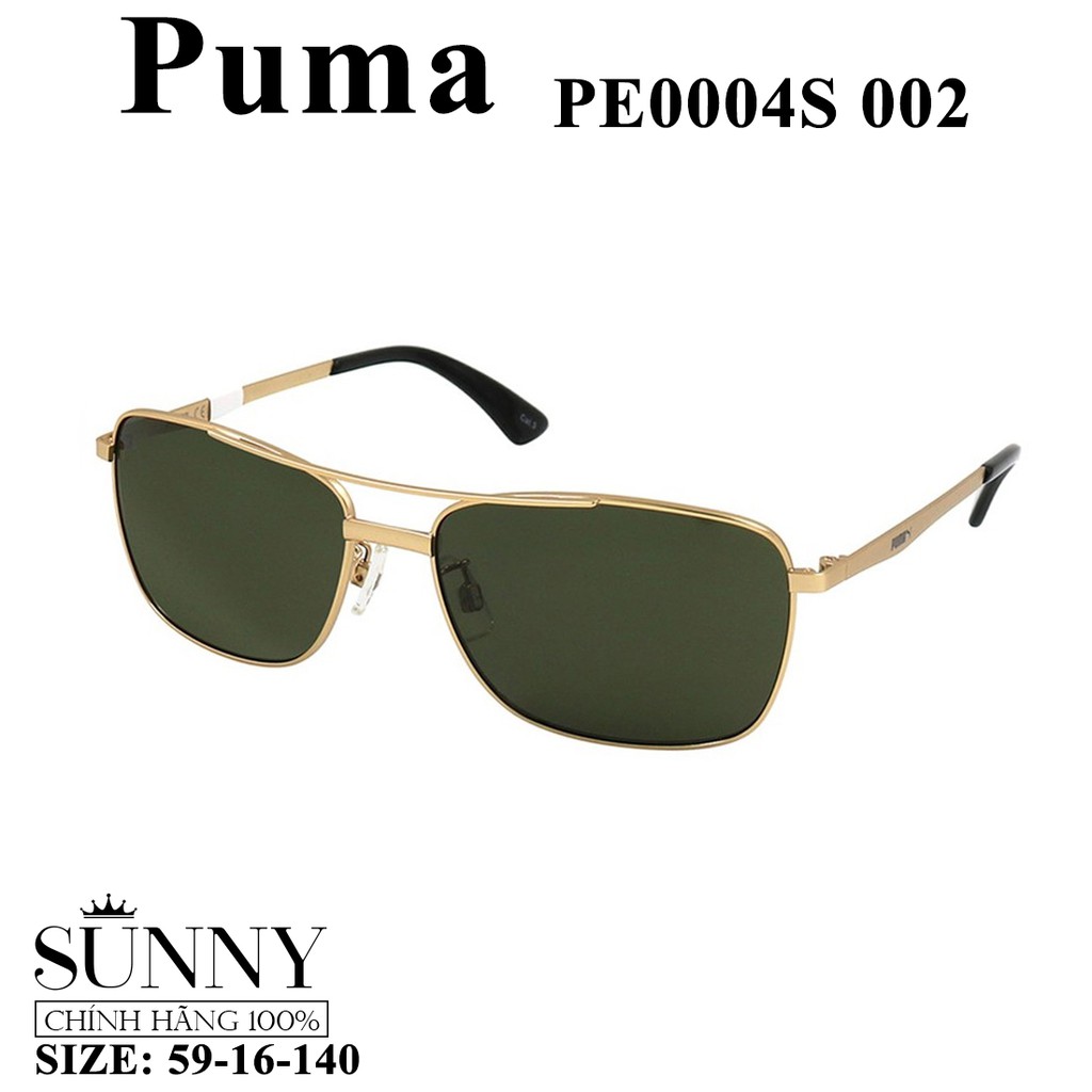 Kính mát nam nữ chính hãng Puma PE0004S màu sắc thời trang, thiết kế dễ đeo bảo vệ mắt