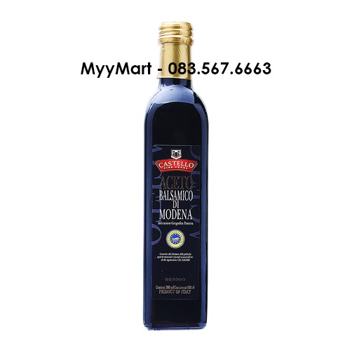 Giấm (Dấm) Balsamic Castello 500ml - Nhập khẩu Ý
