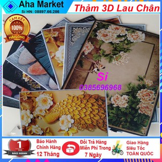 🍀[COMBO 5 Tấm]🍀 Thảm Lau Chân 3D Chống Trượt , Nhiều Mầu Sắc Hoa Văn Họa Tiết Sang Trọng