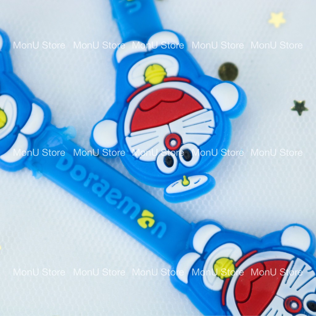 Dây buộc chống rối cáp sạc USB, tai nghe, dây điện,... hình DORAEMON DOREMON dễ thương cute MON0071