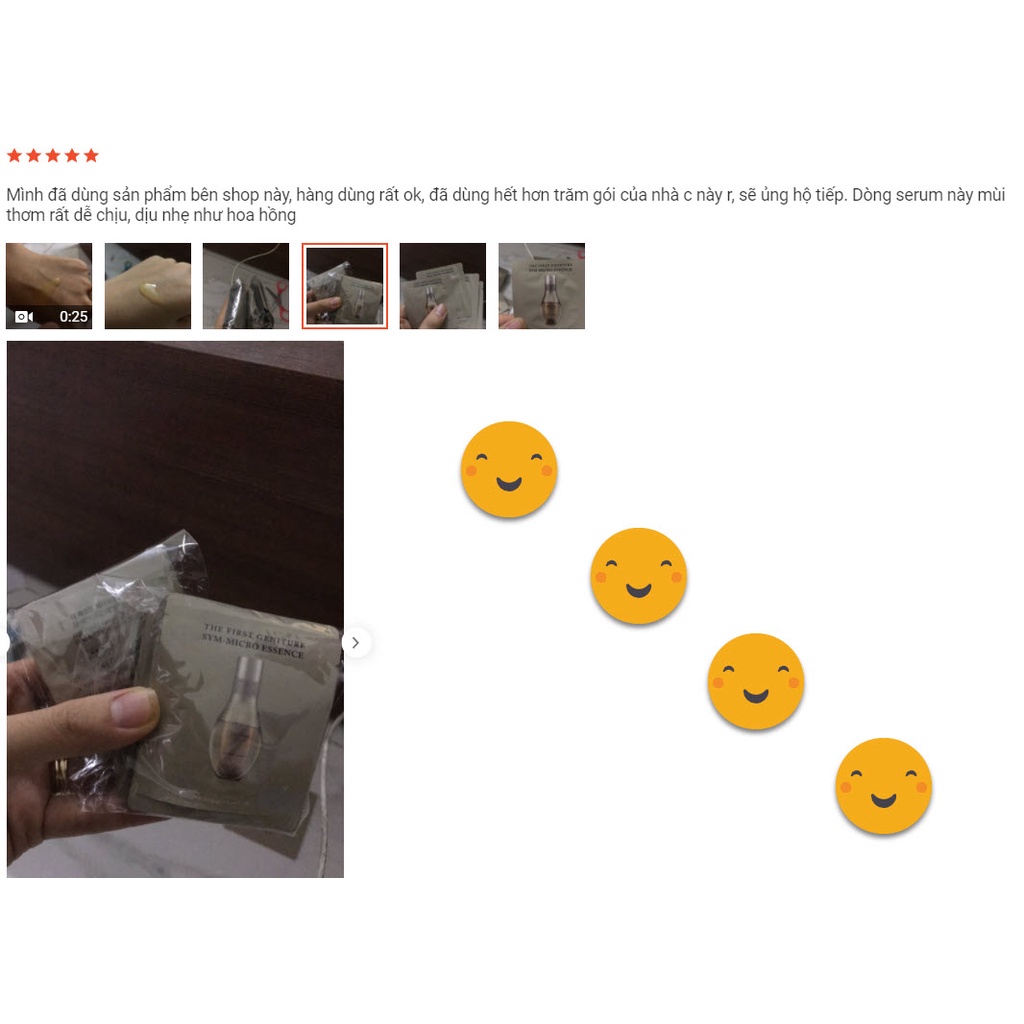 Tinh chất GIẢM THÂM SẠM NÁM Ohui The First Sym Micro Essence trẻ hóa làn da, chống lão hóa mạnh mẽ , mờ sạm nám gói 1ml