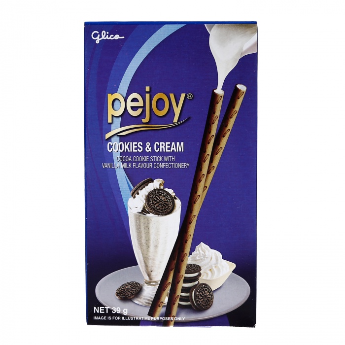 Bánh que Glico Pejoy nhân kem socola hộp 39g