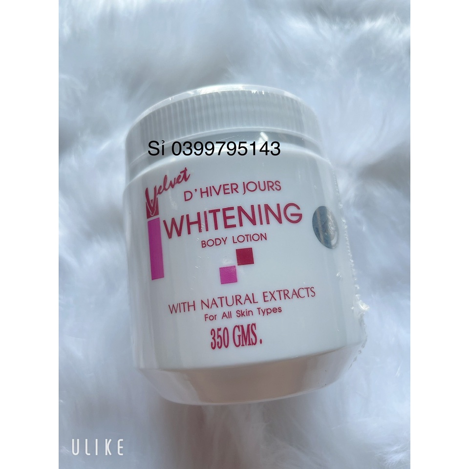 Kem WHITENING velvet Thái Lan 350g