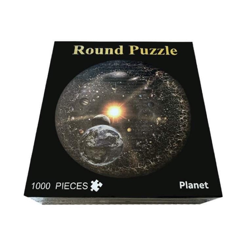 Bộ Tranh Ghép Xếp Hình 1000 Mảnh Jigsaw Puzzle Chủ Đề Hành Tinh Đường Kính Kích Thước 70*70cm, Đồ Chơi Cho Bé