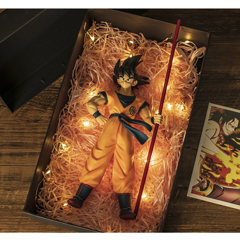 (Sẵn VN) Mô Hình Super Saiyan Son Goku Cao 26cm và Sư phụ Muten Roshi - Dragon Ball - Songoku