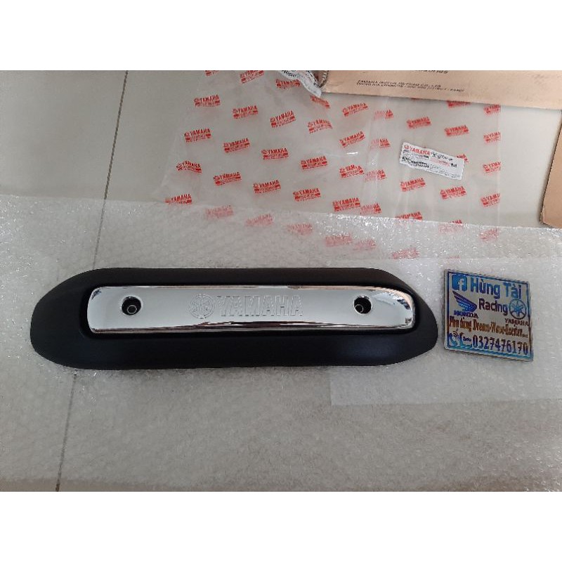 Cặp ốp vĩ che pô ống xã xe ga MiO zin yamaha chính hãng