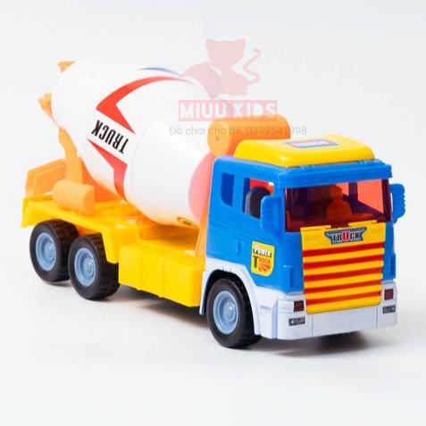 Đồ Chơi Mô Hình Xe Trộn Bê Tông Loại Lớn Chính Hãng Bằng Nhựa An Toàn Cho Bé