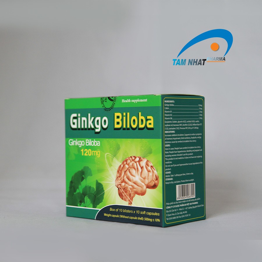 Viên Uống Bổ Não Ginkgo Biloba 120mg