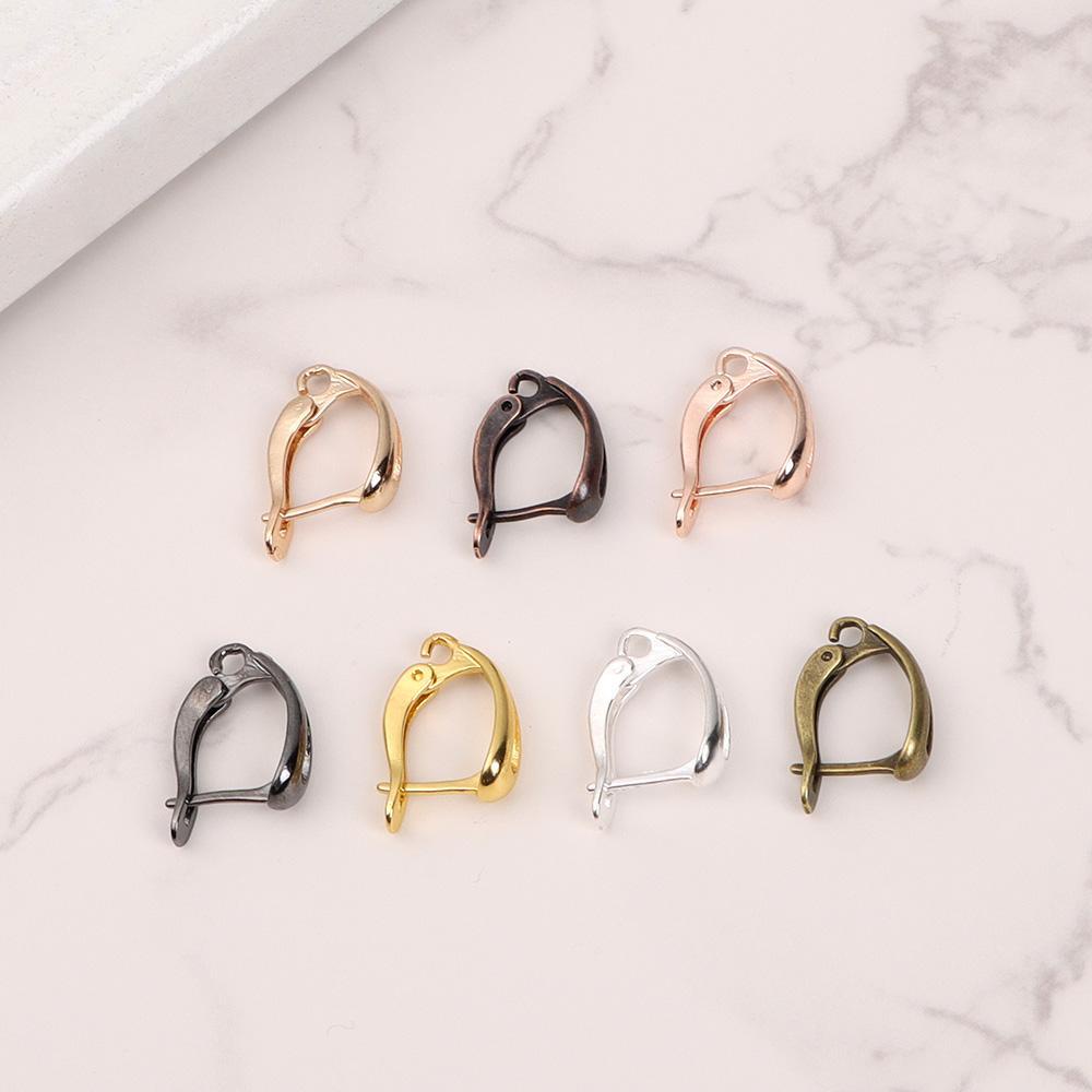 Set 6 Móc Khuyên Tai Kiểu Pháp 18x11mm Chuyên Dụng