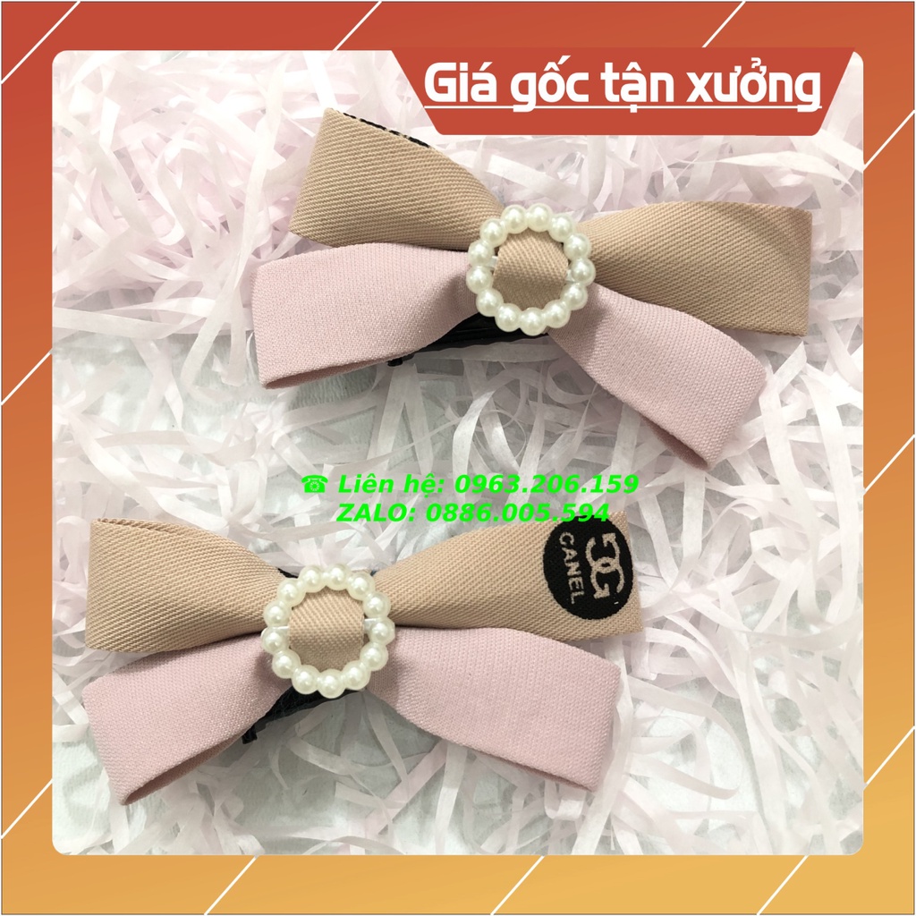 [HOT] Set 2 Nơ kẹp tóc siêu đáng yêu Màu ngẫu nhiên