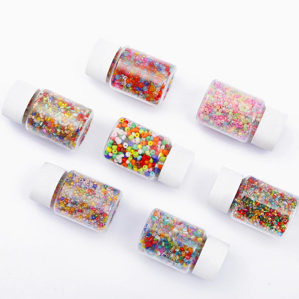 Lọ 3000 hạt cười xỏ làm trang sức 2mm