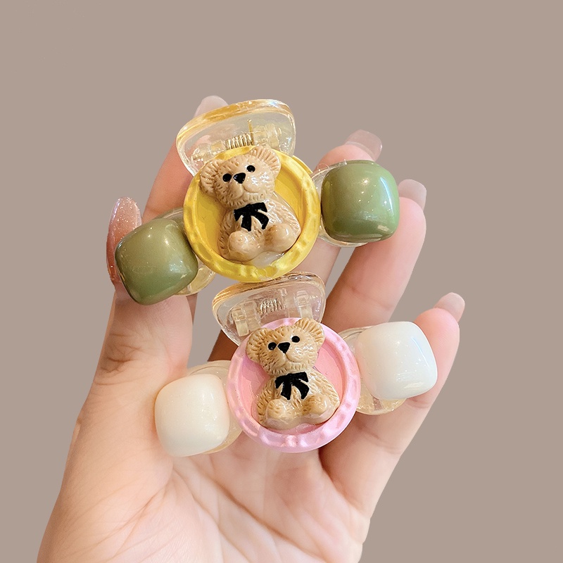 Kẹp Tóc Hình Gấu Hoạt Hình Xinh Xắn Cho Bé Gái