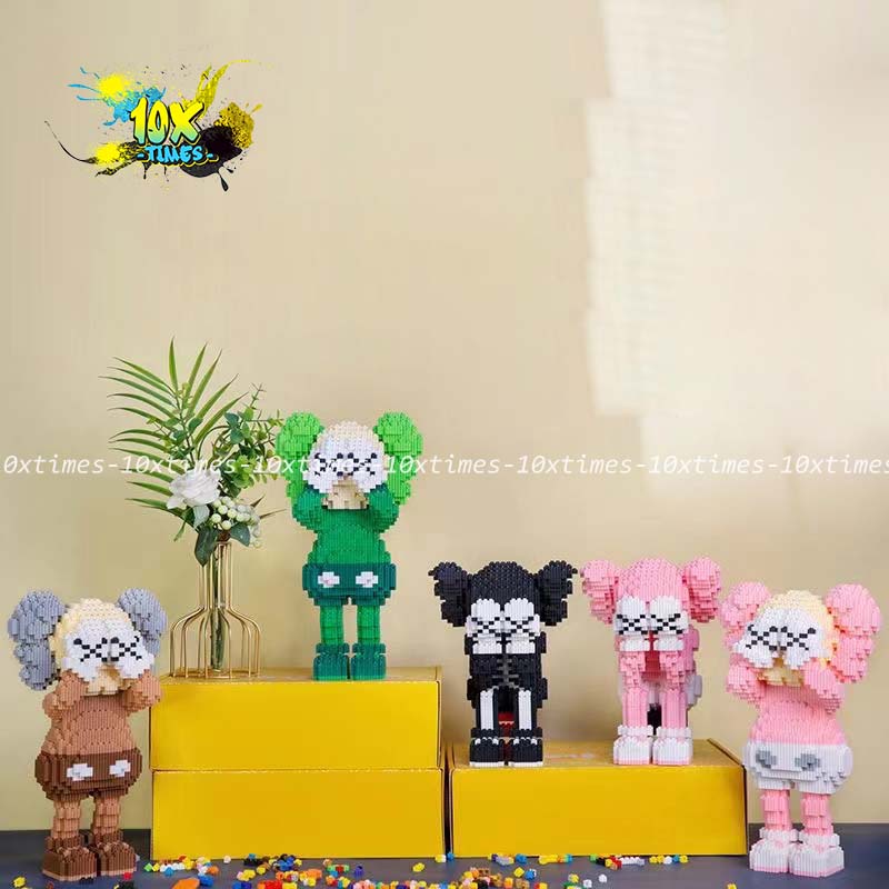 mô hình lắp ráp  3d Kwas mẫu mới Joker size lớn màu hồng, nâu,xanh tặng bạn trai bạn gái