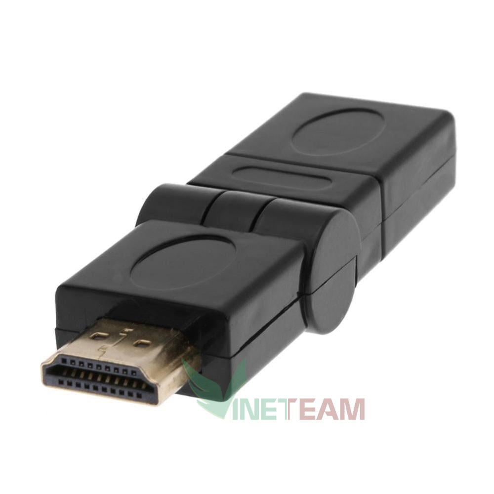 Đầu Nối Dây HDMI 2 Đầu Xoay 180 Độ, Đoạn Ngắn -dc3129