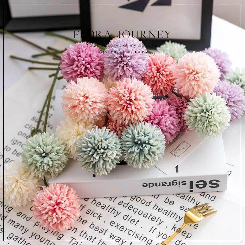 COD hoa nhân tạo bồ công anh hoa lụa hoa lục bình hoa cưới sắp xếp đồ nội thất khách sạn và khu vườn trang trí sân vườn cắm hoa