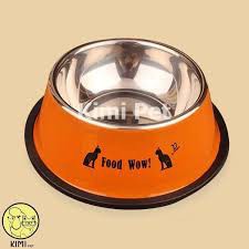 Bát đựng thức ăn inox cho chó mèo