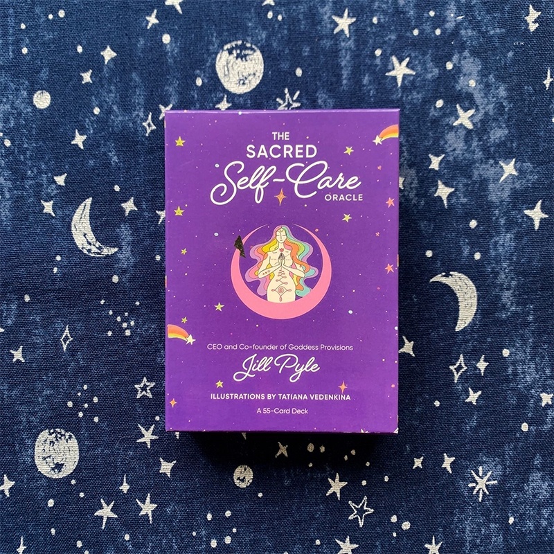 The Sacred Self-Care Oracle Thẻ Bài Đồ Chơi Oracle: 55 Lá Chất Lượng Cao