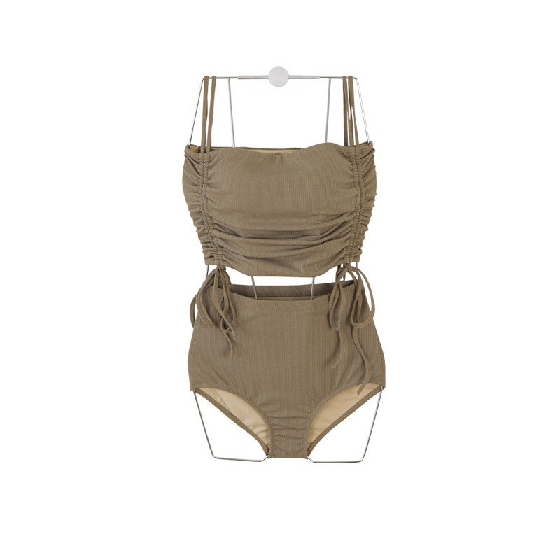CoolStore - Bikini bộ đồ bơi nữ 2 mảnh hở lưng eo cao có dây rút. | BigBuy360 - bigbuy360.vn