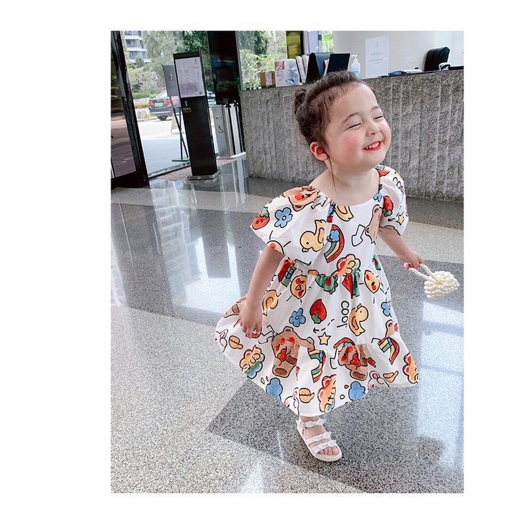 Váy bé gái AM873 - Đầm bé gái siêu mát TTR276