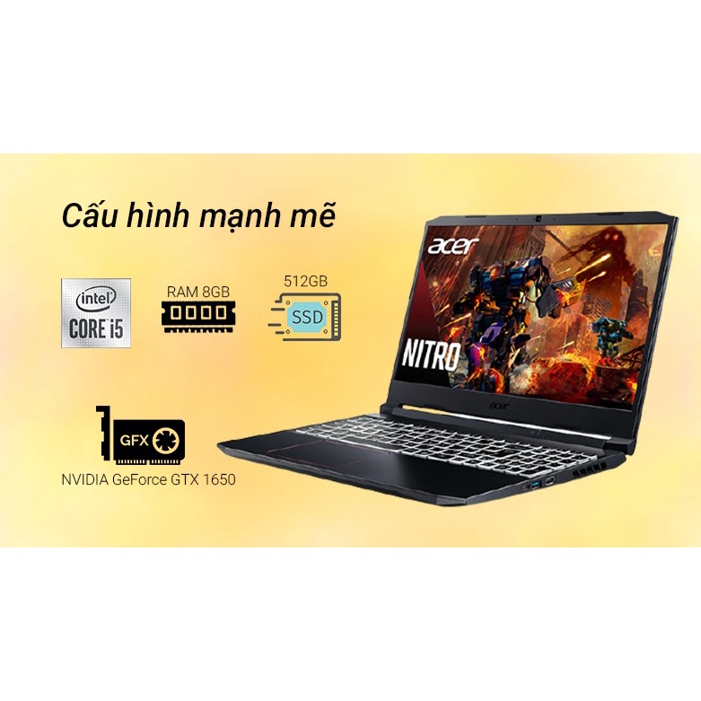 Laptop Gaming Acer Nitro 5 Eagle AN515-57-54MV NH.QENSV.003 | BigBuy360 - bigbuy360.vn