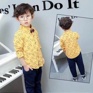 Bộ sơ mi công tử bé trai!