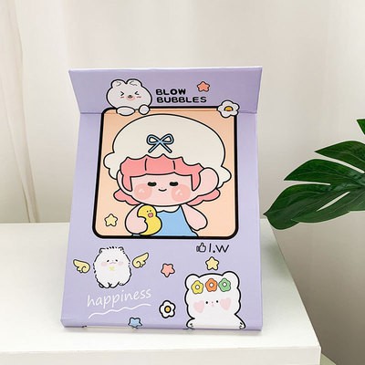 Gương trang điểm giấy gấp gọn cô gái Nhật Bản kiểu dáng chibi nhiều mẫu đáng yêu