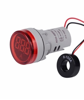 Đèn báo hiển thị Ampe phi 22