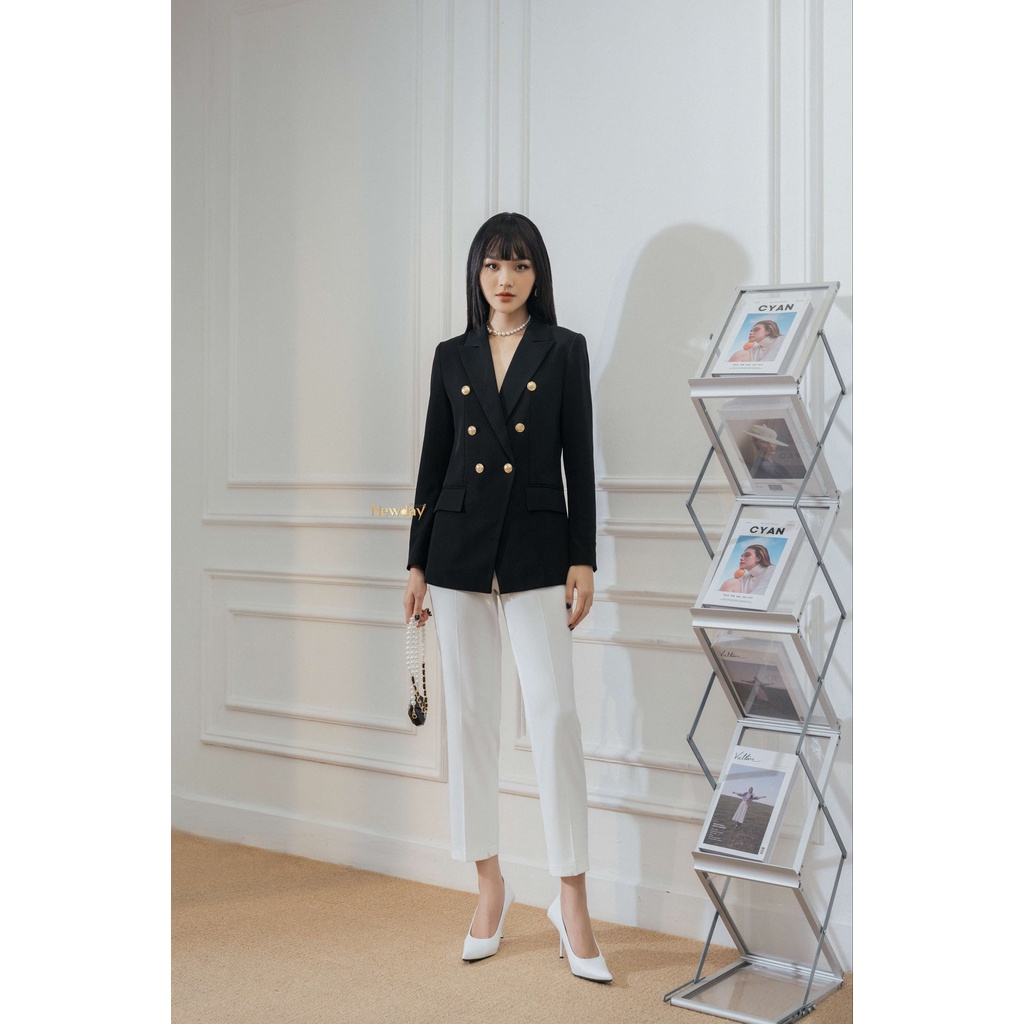 NEW DAY_ÁO VEST VẠT CHÉO LAUREL | BigBuy360 - bigbuy360.vn