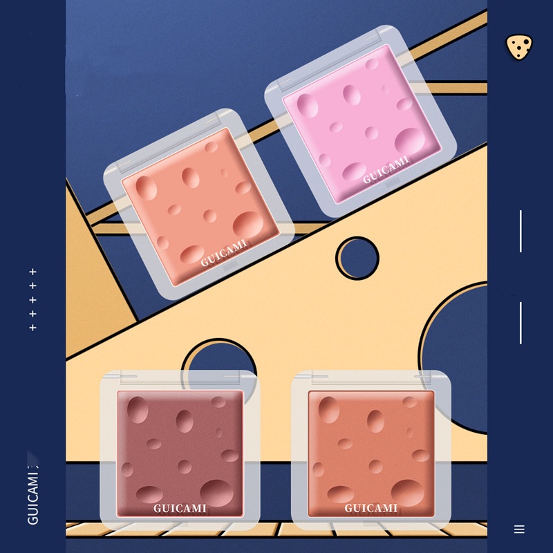 Bảng má hồng GUICAMI Matte nhung không thấm nước Kết cấu lâu trôi Trang điểm má hồng tự nhiên | BigBuy360 - bigbuy360.vn